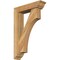 Ekena Millwork Westlake Traditional Rough Sawn Bracket w/ Offset Brace, Western Red Cedar, 6"W x 24"D x 36"H BKT0604X24X36WTL01RWR - alternate 1